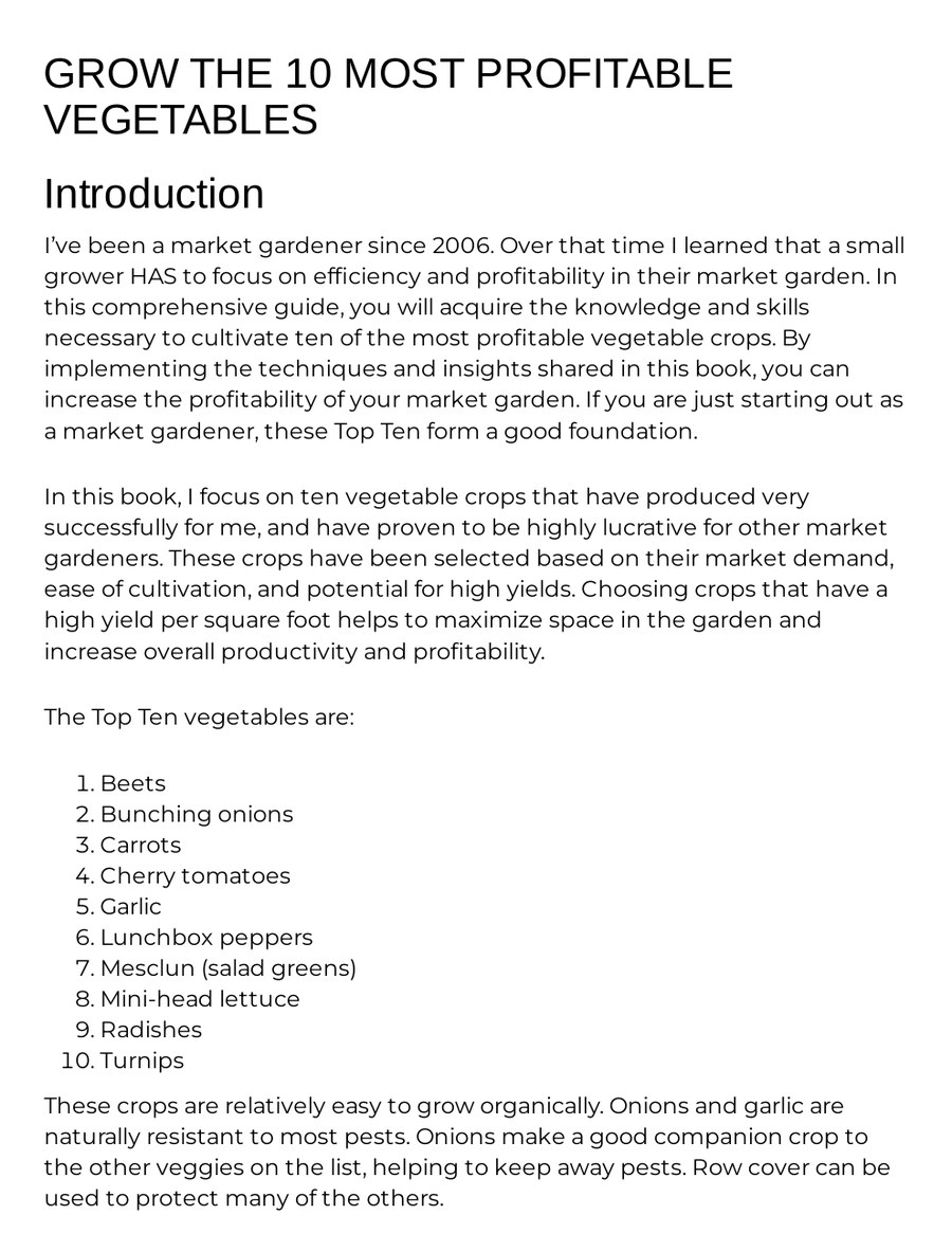 The Top Ten vegetable list from the guide