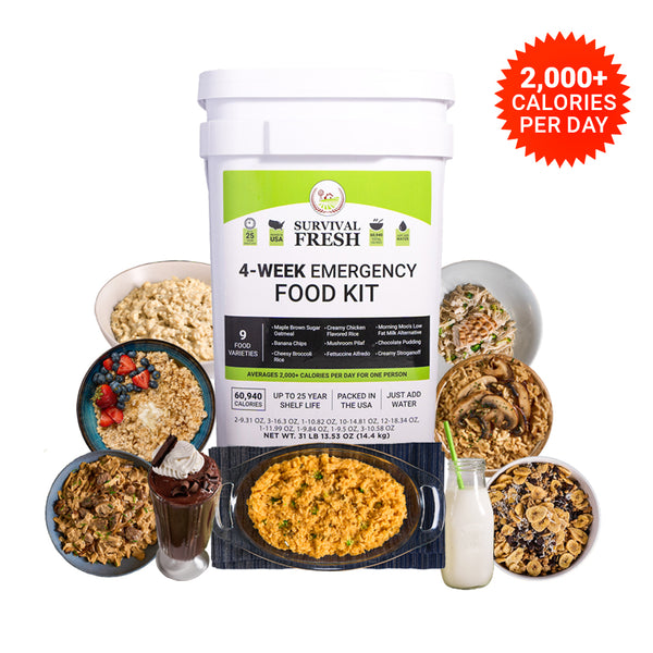 Survival Fresh 4 Week Emergency Food Kit