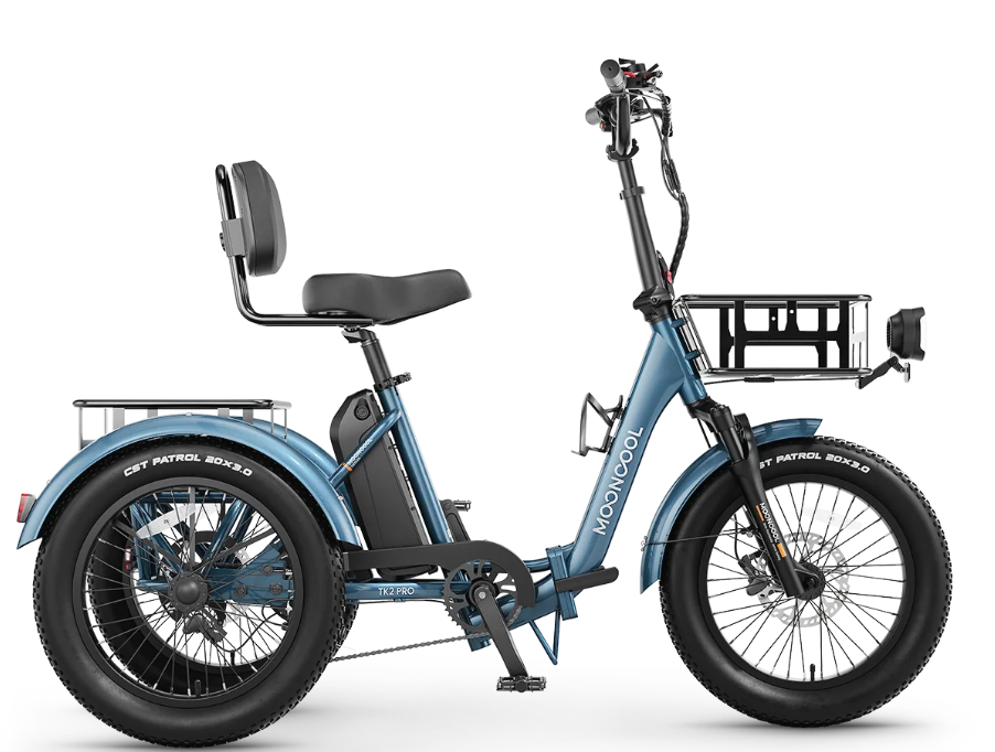 Mooncool TK2 PRO electric trike for older farmers and gardeners