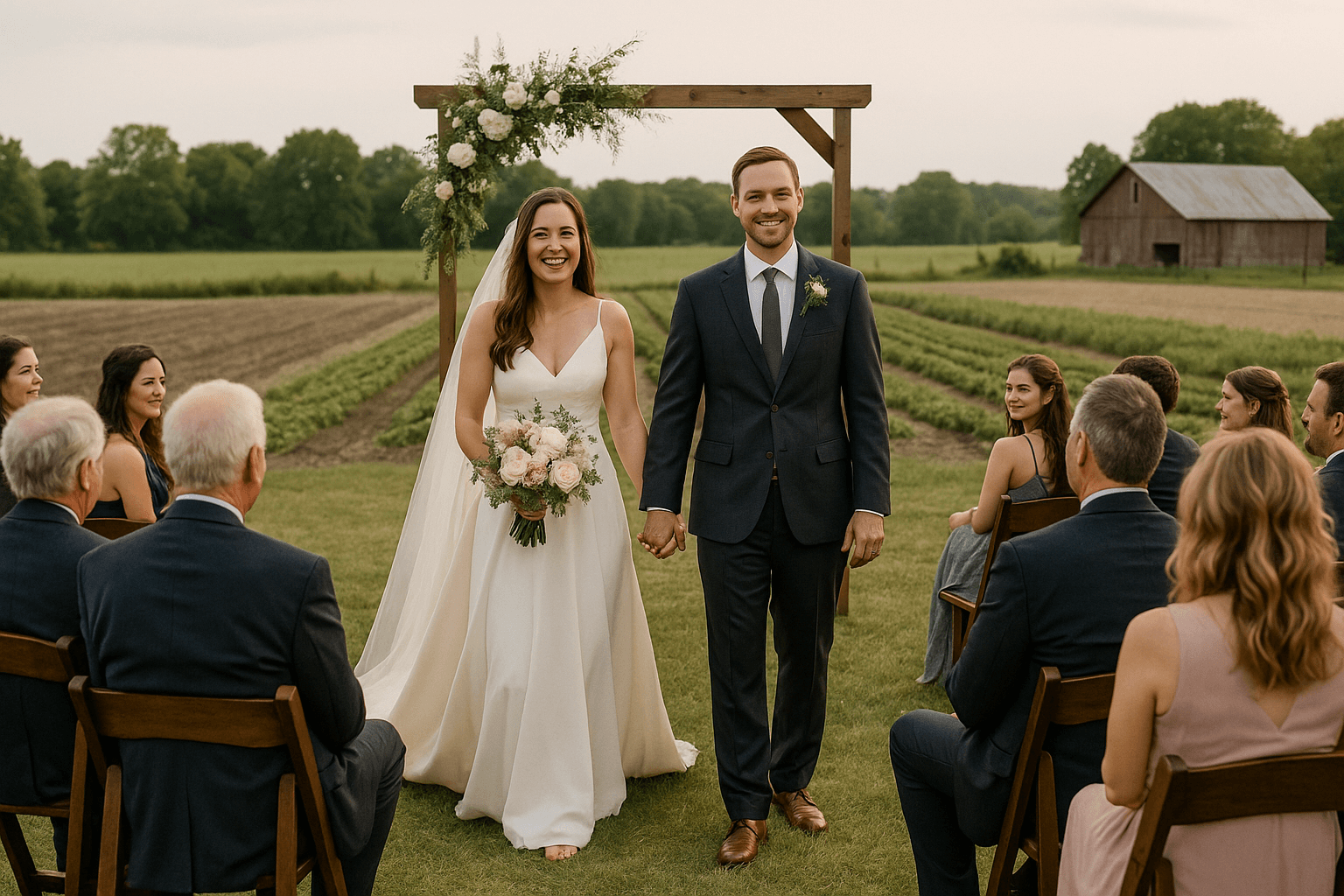 1 acre farm wedding