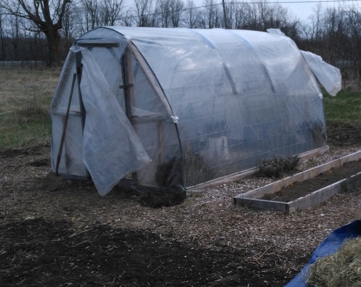 A small hoophouse for your garden