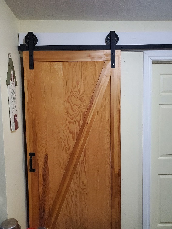 Food storage pantry door