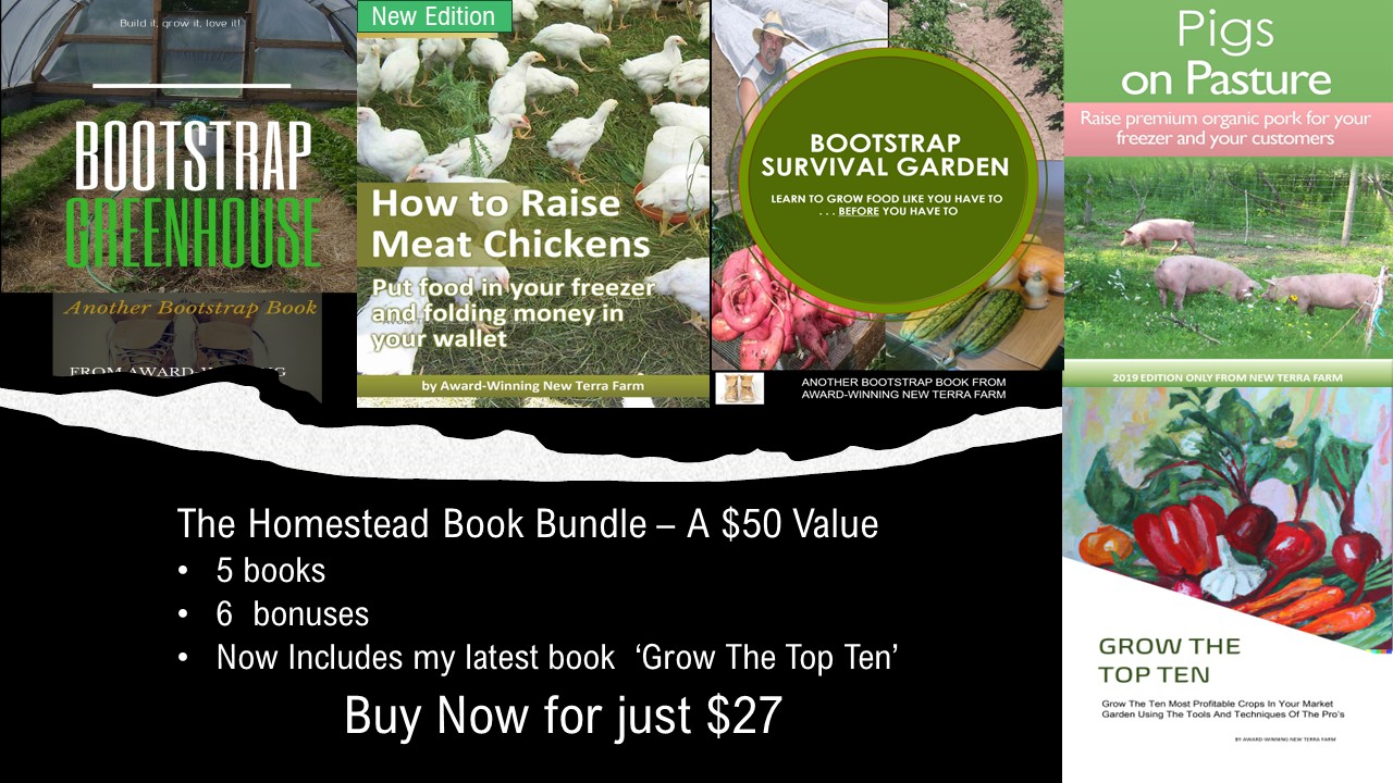 If you have a hankerin' for country living, my best value Homesteader Book Bundle is a great resouirce.