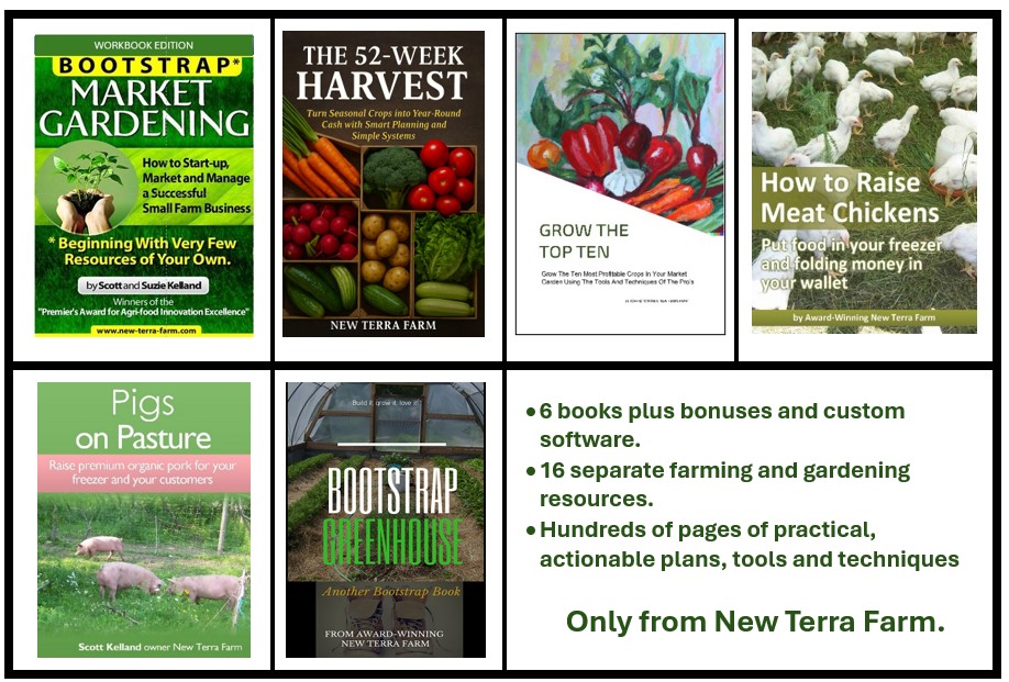 Complete Start Farming Pack with six New Terra Farm books and bonus resources