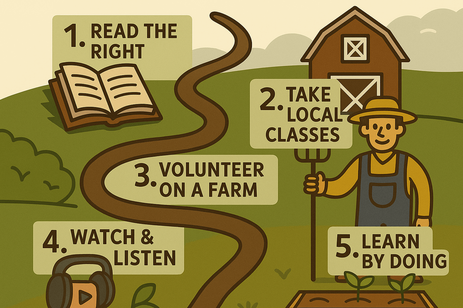 how to learn about farming