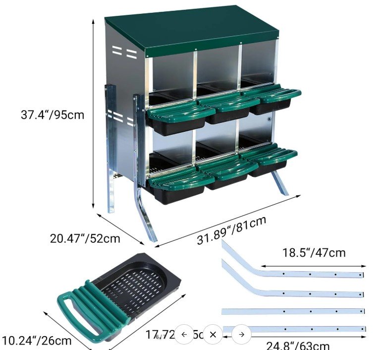 nest box 6 dimensions